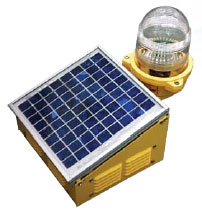 Solar Obstruction Light System - solar powered for obstruction light